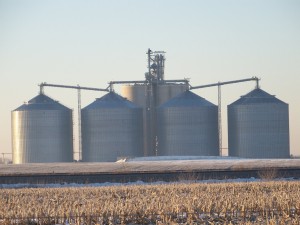 Photo of Northern Crossing Bin Installation by Prairie Land Millwright